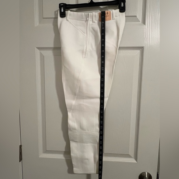 Tailored Sportsman Girls Royal Hunter Breeches - White, NWT, Size 14R - Picture 5 of 6